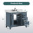 Rawsonville 42" Free Standing Single Bathroom Vanity with Quartz Top-654136876-654136875-648224861