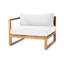 Venice Outdoor Teak One Arm Lounge Chair-1254774643