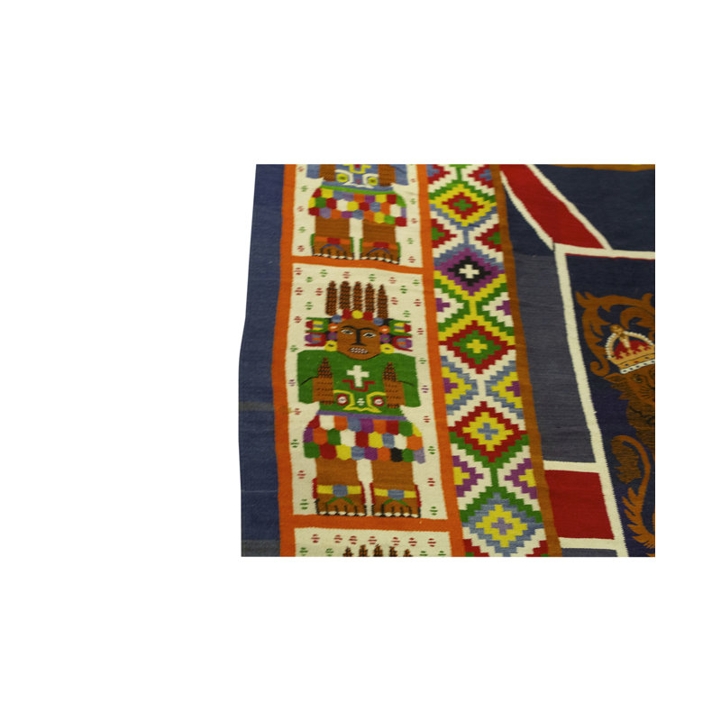Peruvian Wool Geometric Area Rug