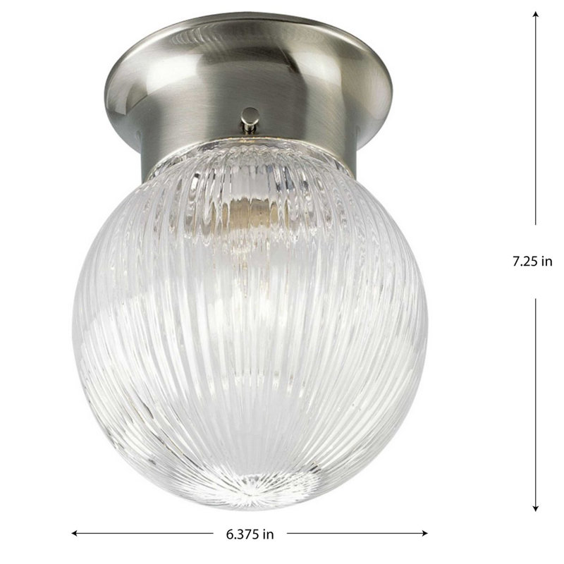 Koontz Glass Flush Mount