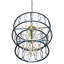 New Orleans 20 - Light Geometric Tiered Chandelier
