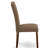 5 Piece Dining Room Furniture Set Includes a Rectangle Dining Table and 4 Dark Coffee Linen Fabric Upholstered Parson Chairs, Mahogany-1871053196-1783077833-1783077832