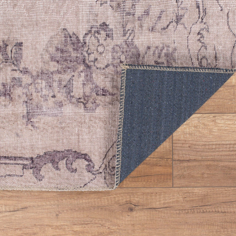 Luxurious Machine Washable Carpet, 100% Polyester, 7.5 x 10.8 Feet | Pile Height: 0.2 Inches, 1850 g/m² | Recycled Poly Cotton Underside, Easy Care, Perfect for Living Room & Bedroom, Soft & Durable Design