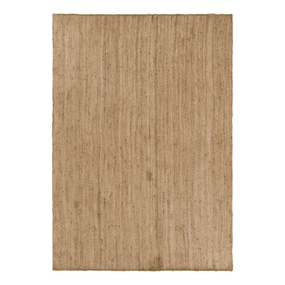 Buse Solid Colour Hand Woven Tan Area Rug