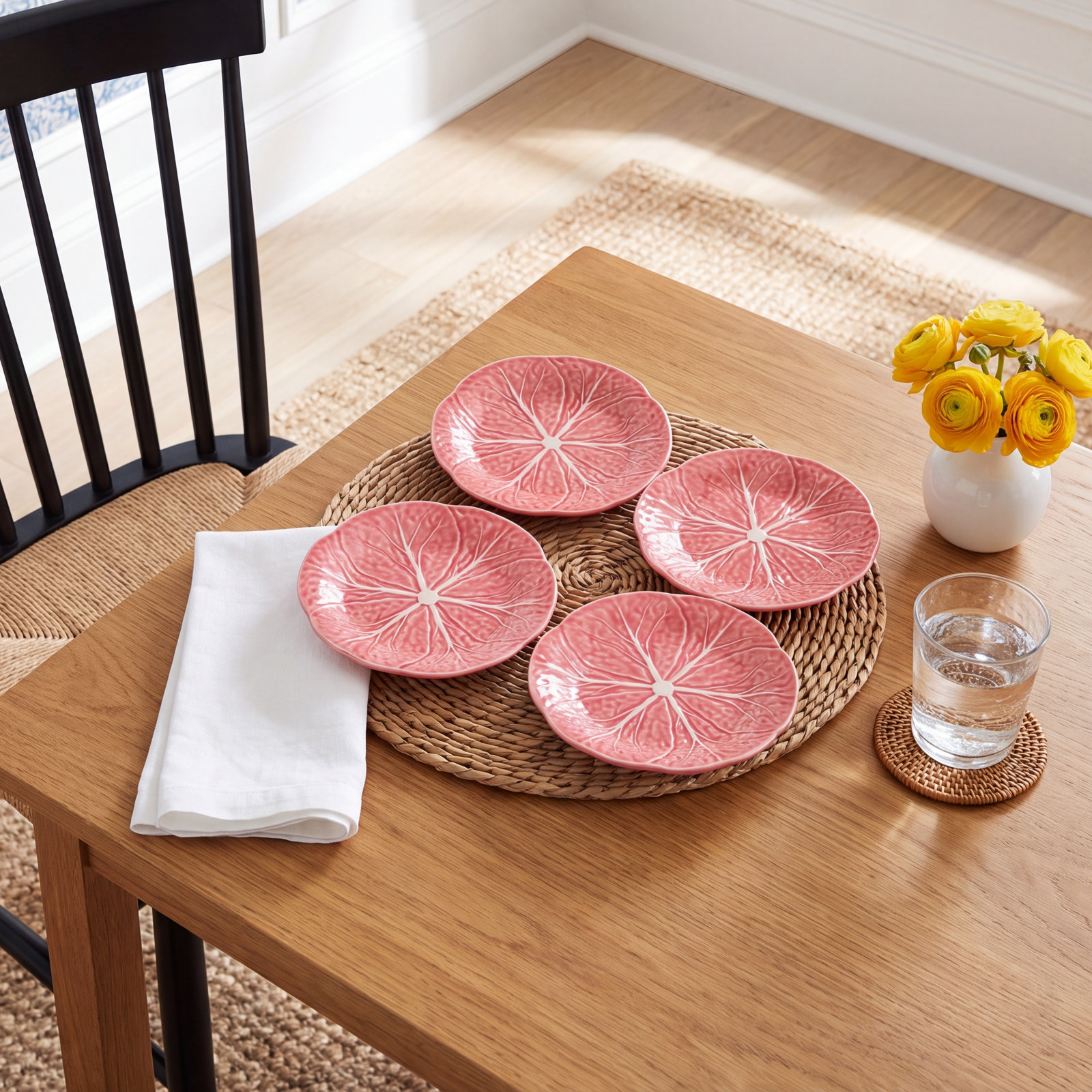 Cabbage Pink Cake Stand