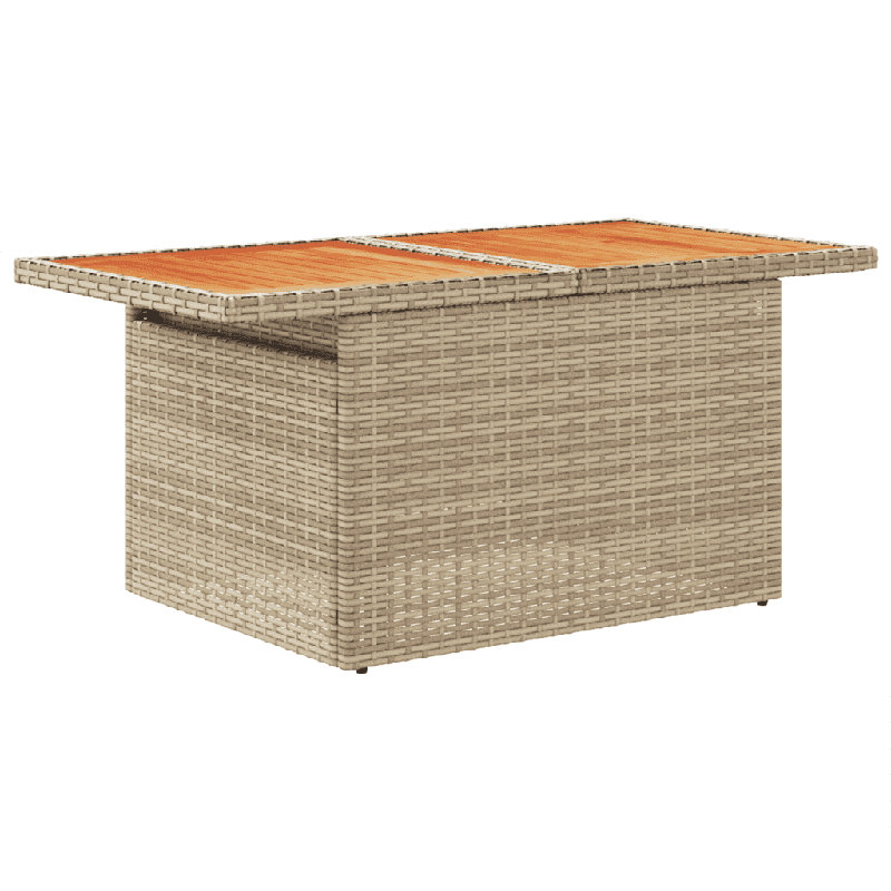 Ensemble de canapé de jardin Vidaxl, Beige, Blanc