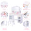Ensemble coiffeuse avec miroir Ikem Kids