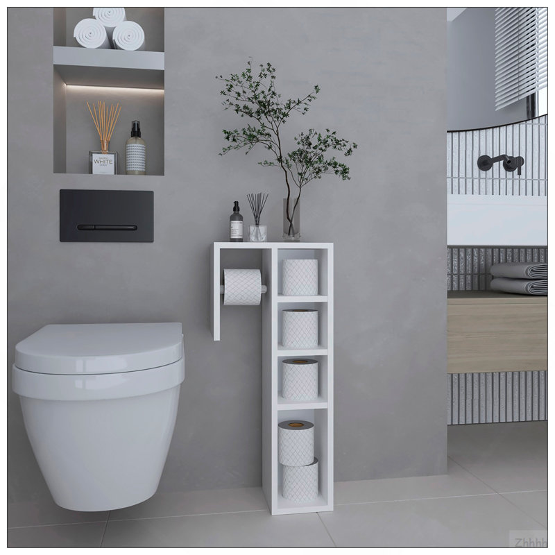Armoire à papier hygiénique sur pied Lodi