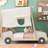 Wood  Car Bed With Pillow-393216752
