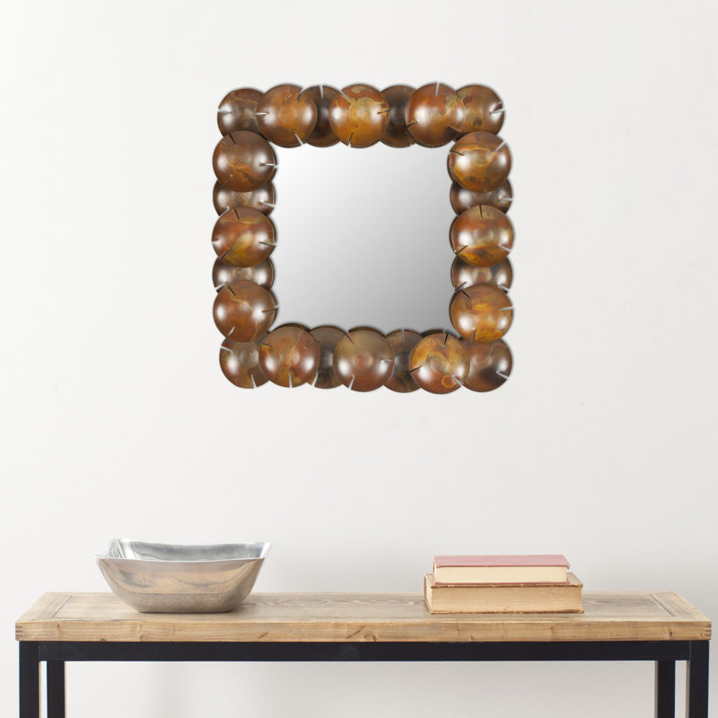 Miroir d'appoint rond et moderne Chanelle