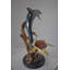 Dolphin With Three Turtles Bronze Statue Fountain - Size: 23"L X 22"W X 35"H.