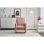 Chaise berçante en coton et lin-248730928