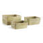 Vira Handmade Seagrass Basket With Handles - Set of 3
