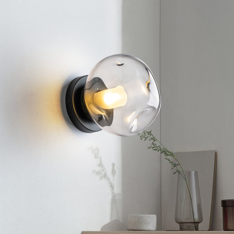 Applique murale 1 lumière Glint, Gris