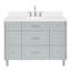 ARIEL Monroe 54 Single Sink Bathroom Vanity with Carrara Quartz Top-559027423-569601504-600647836