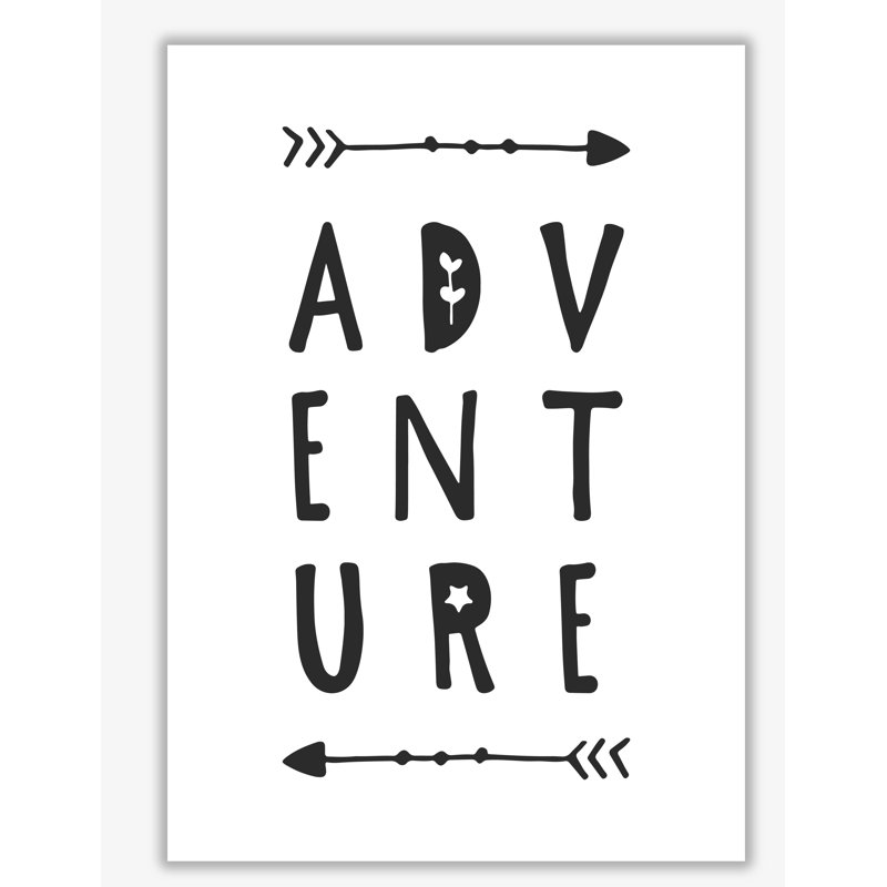 Adventure - Print, 85 cm H x 60 cm W x 1 cm D, No Frame