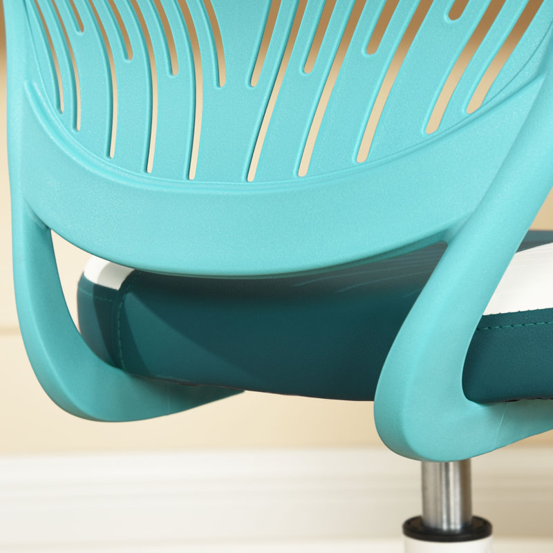 Kenjanae 360° Swivel Ergonomic Task Chair for Home, Office, Dark Green