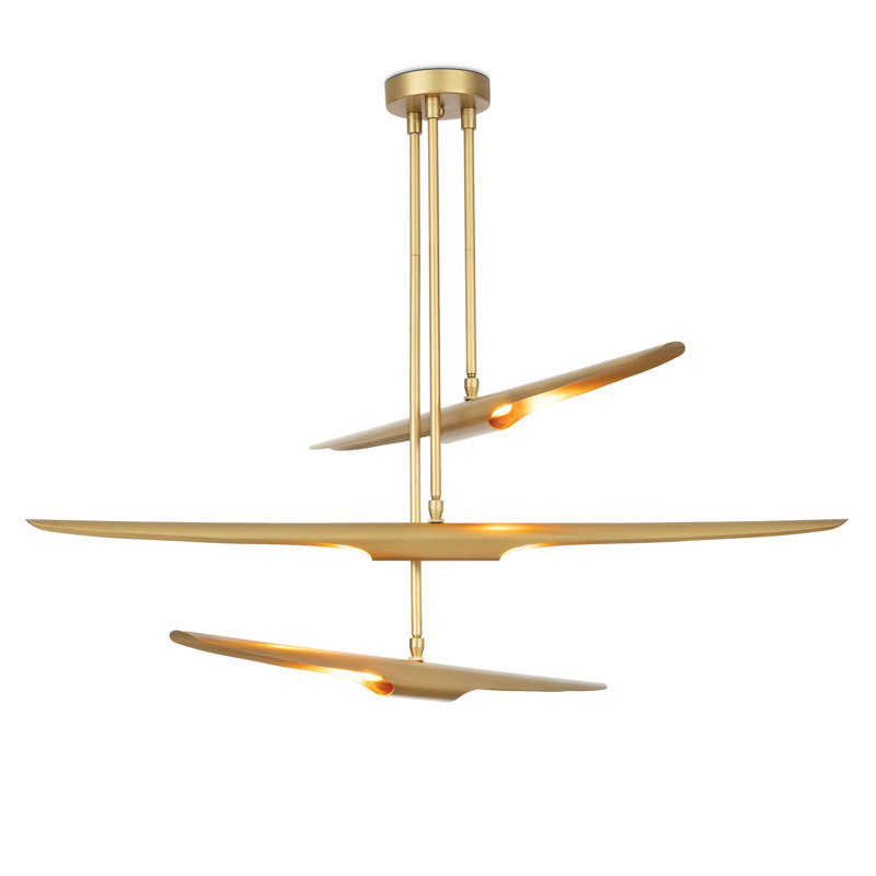 Lustre Concorde (laiton naturel)