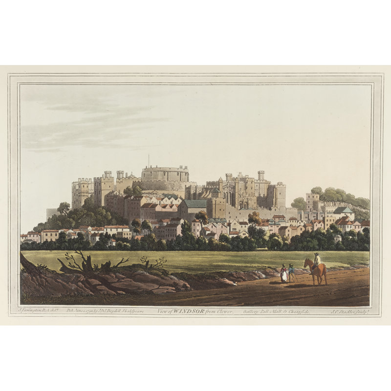 View of Windsor - Painting, 81 cm H x 122 cm W, Wrapped Canvas