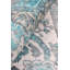 Tapis bleu sarcelle à motif tissé rétro-1878563563