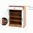 4 Shoe Storage Unit With 1 Drawer, Wooden Cabinet For Entryway & Hallway, Adjustable Shelves Ample Space Available Freestanding Kitchen, Practical Arrangement