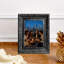 Cadre photo mural 3 pièces 8 "x 10" noir pour décoration intérieure