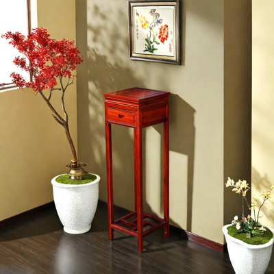 Solid Wood Table with Rounded Corners and Spacious