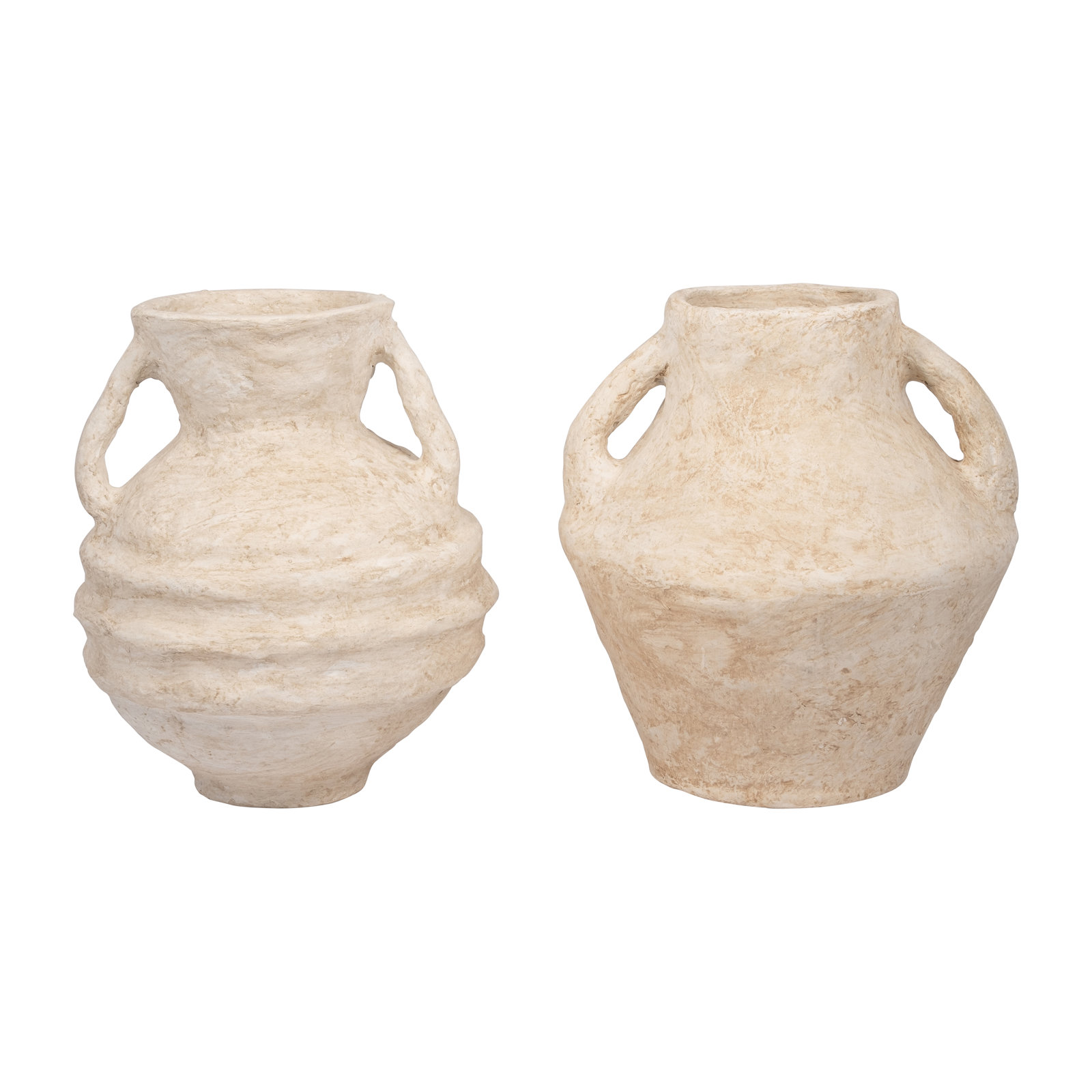 Handcrafted Table Vase, White