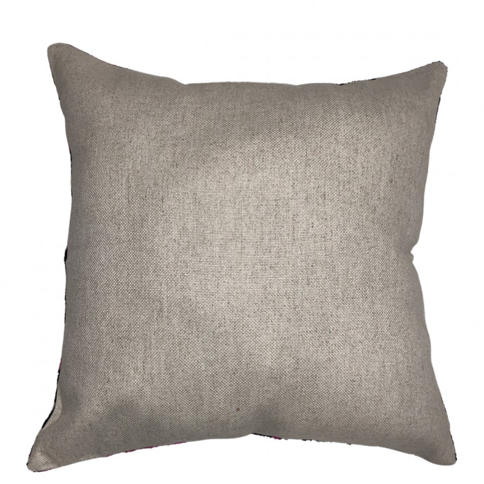 Velvet Silk Throw Pillow, Brown/Beige