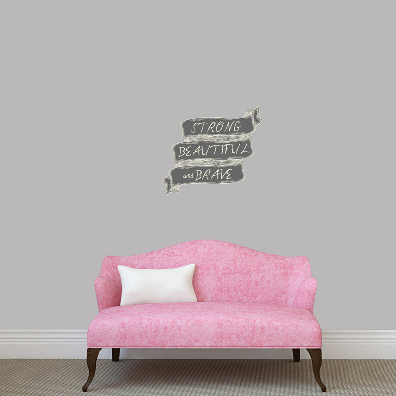 Text & Numbers Wall Decal, 16" H x 18" W