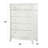 French Court Style Dresser, White Ornate Storage Chest With Carved Details