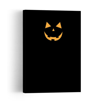 Halloween Pumpkin Contemporary Wall Art Print