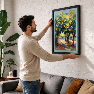 Lemon Grove at Noon Coastal - Framed Print