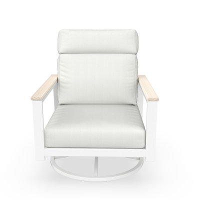 Townsend Metal Outdoor Rocking Chair With Sunbrella Cushion