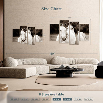 Two Wild Horse Sepia