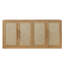 67" Rattan 4-Door Buffet Cabinet