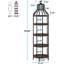 Aprie Corner Bookcase