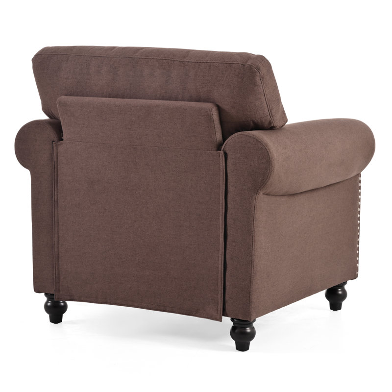 Fauteuil d'appoint rembourré Cambridgeport