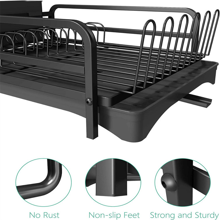 YITAHOME Multifunctional Stainless Steel Dish Rack