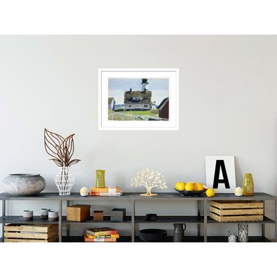 Capitaine Strout's House Portland Head par Edward Hopper, impression giclée sur cadre