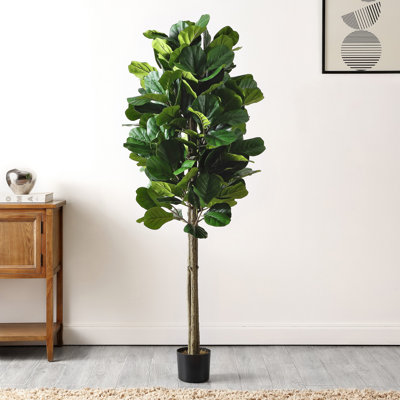 Faux Fiddle Leaf Fig Potted Tree