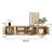 78.74" Modern TV Stands with Brown Wood Grain,Mid Century Media Console With 4 Cabinets-692624007