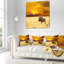 Coussin imprimé "antilope immense" à coucher de soleil paysage-30613609-30810398