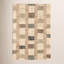 Mosaic Blue Handwoven Jute Rug-78142785