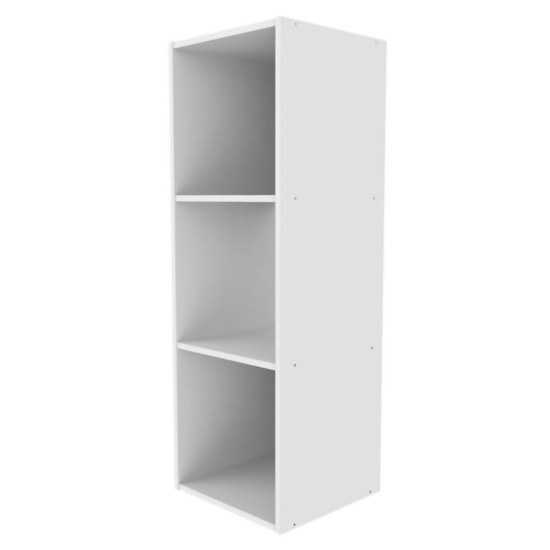 White 3-Cube Organizer Shelf Unit