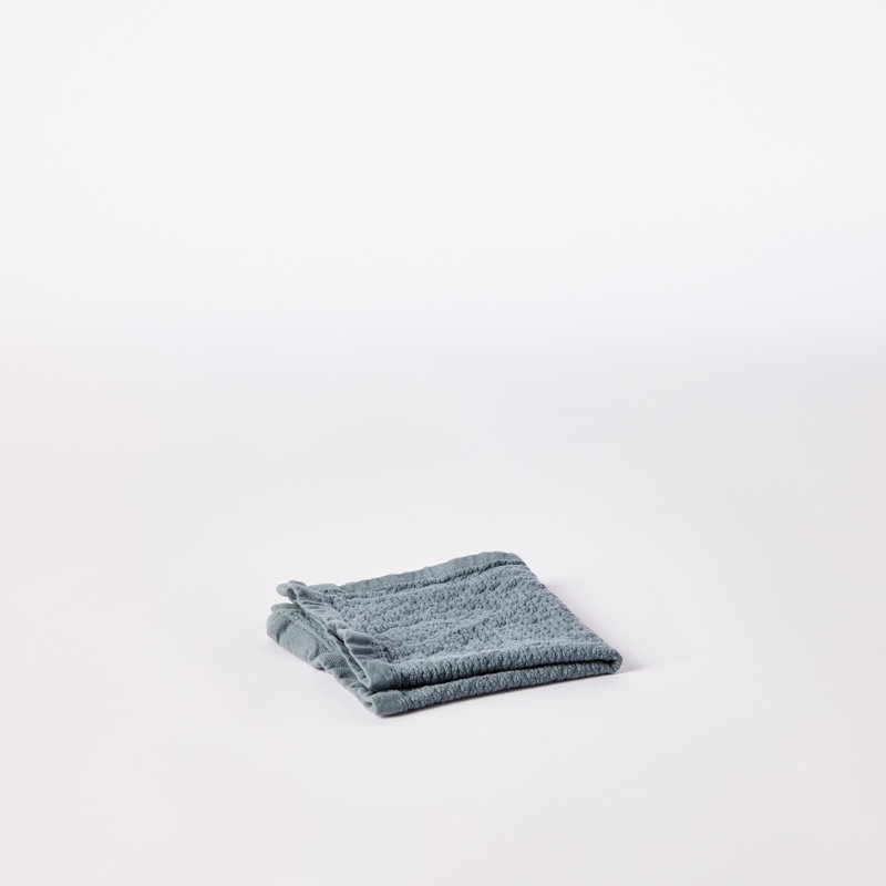Adriatic Organic Organic 100% Cotton Lightweight Washcloth, River