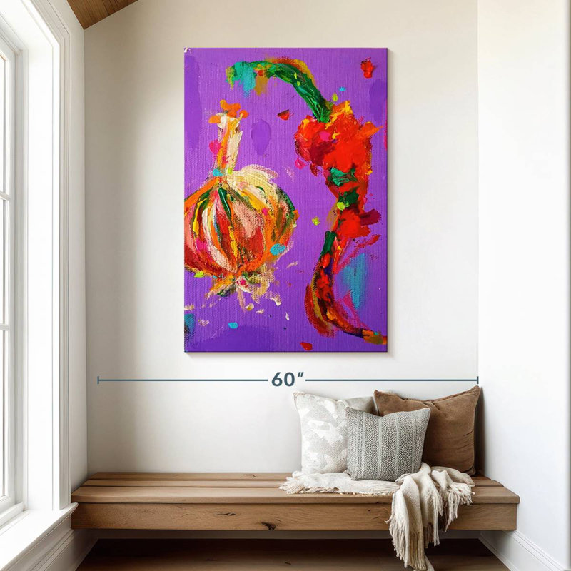 Yarlin Garlic And Chili, 48" H x 32" W