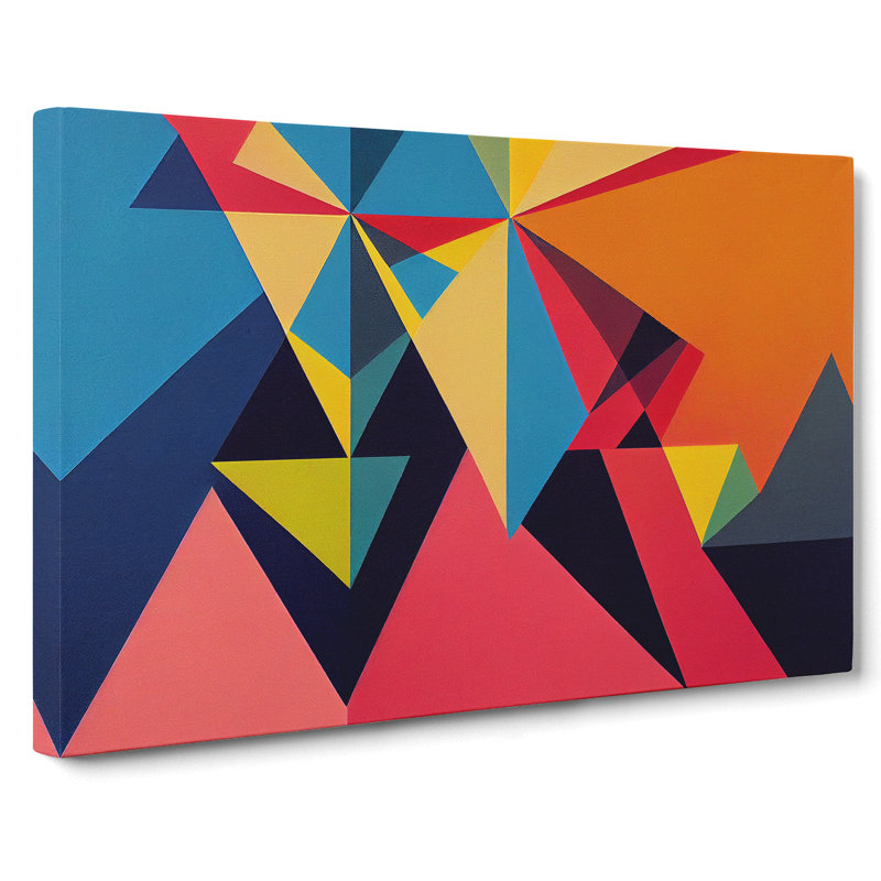 Suprematism Art Modern Vol.6 Abstract - Wrapped Canvas