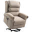 95cm Wide Velvet Lift Assist Standard Recliner-435884019