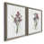 Toile avec cadre gris